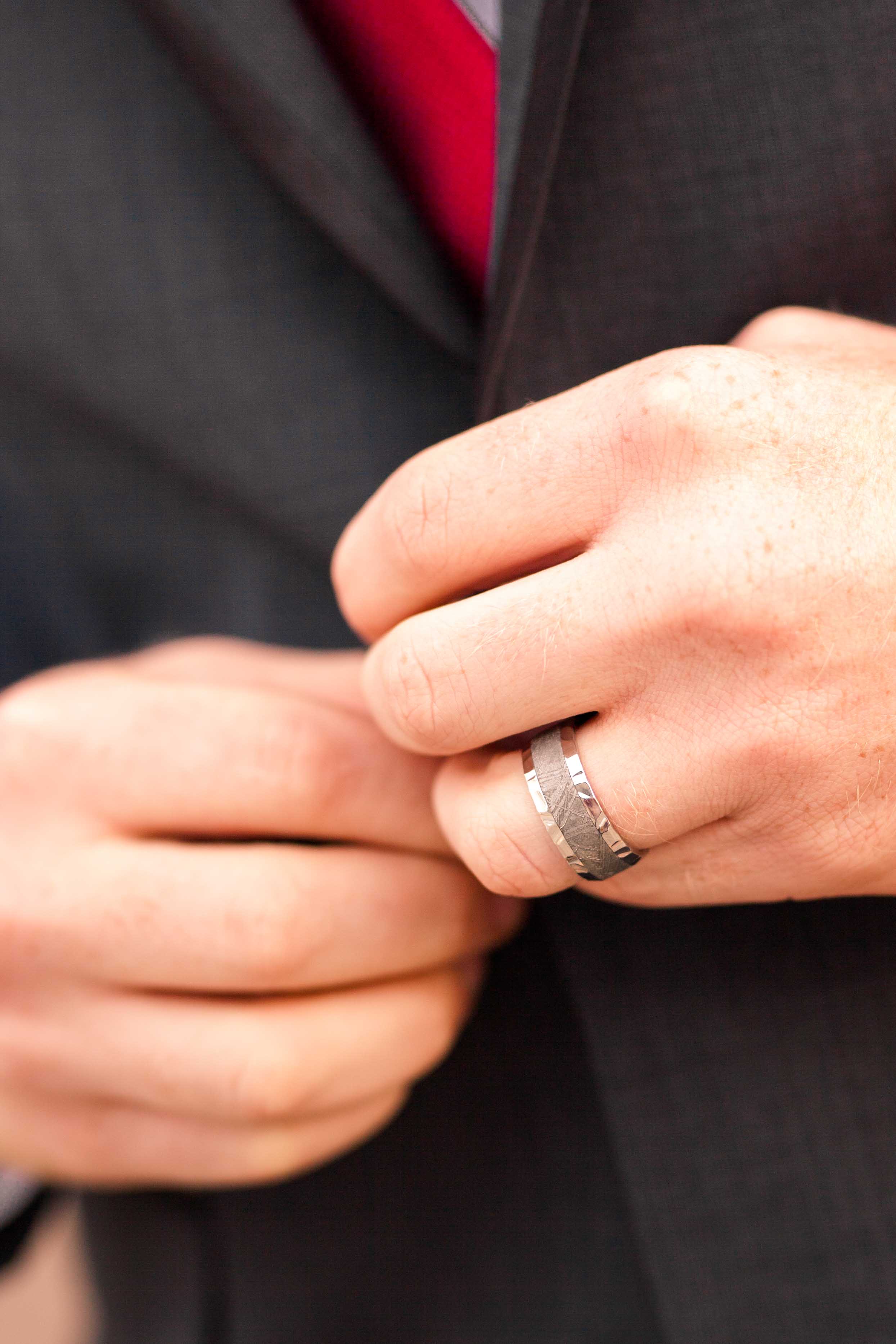 groom with ring