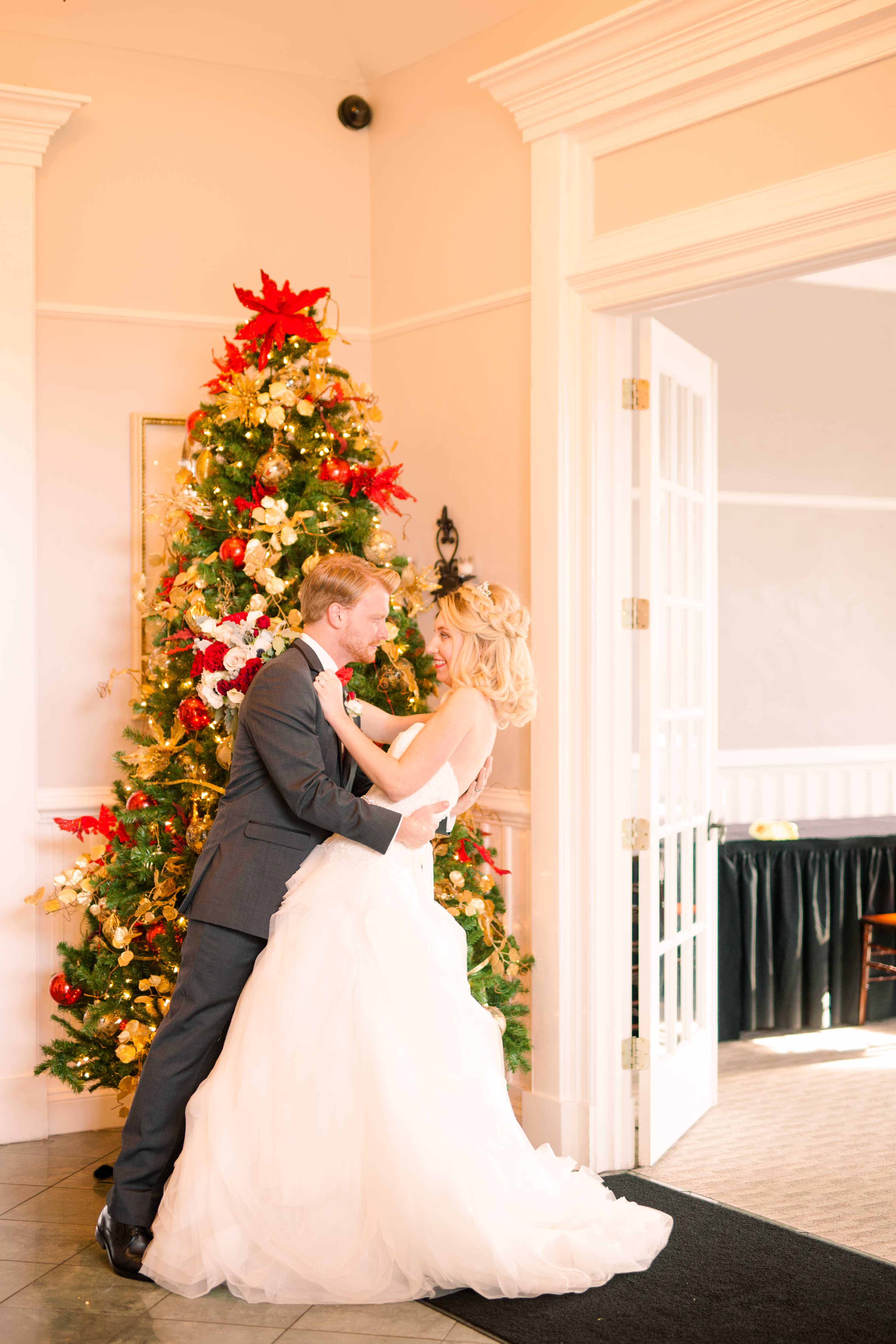 Bride and Groom Christmas tree